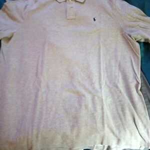 Men's Grey Ralph Lauren Polo Shirt Size XXL